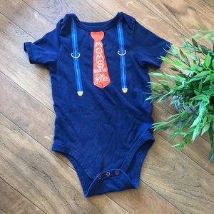 5 for $10 suspenders necktie onesie baby